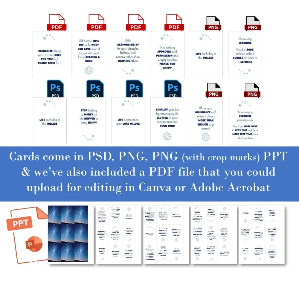 36-Card More Abundance in Your Life - Card Deck PLR