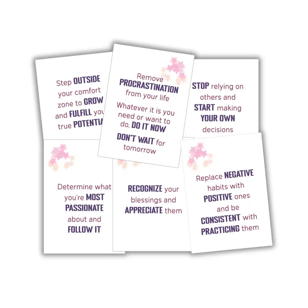 36 Days to Living More Abundantly - Card Deck PLR