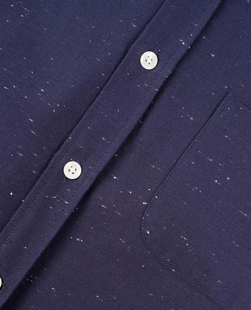 Blur Navy Short Sleeve Buttondown Shirt