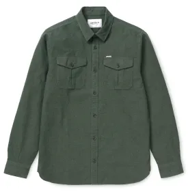 Carhartt WIP L/S Vendor Shirt – Chrome Green Heather
