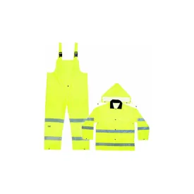 CLC R111X 3 Piece Hi-Viz® ANSI Class 3 Polyester Rain Suit