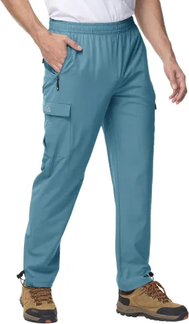 Gopune Men's Lightweight Joggers Quick Dry Hiking Athletic Pants Outdoor Running Casual Track Pants