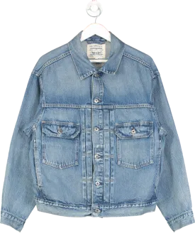 levis Blue Trucker Denim Jacket UK M