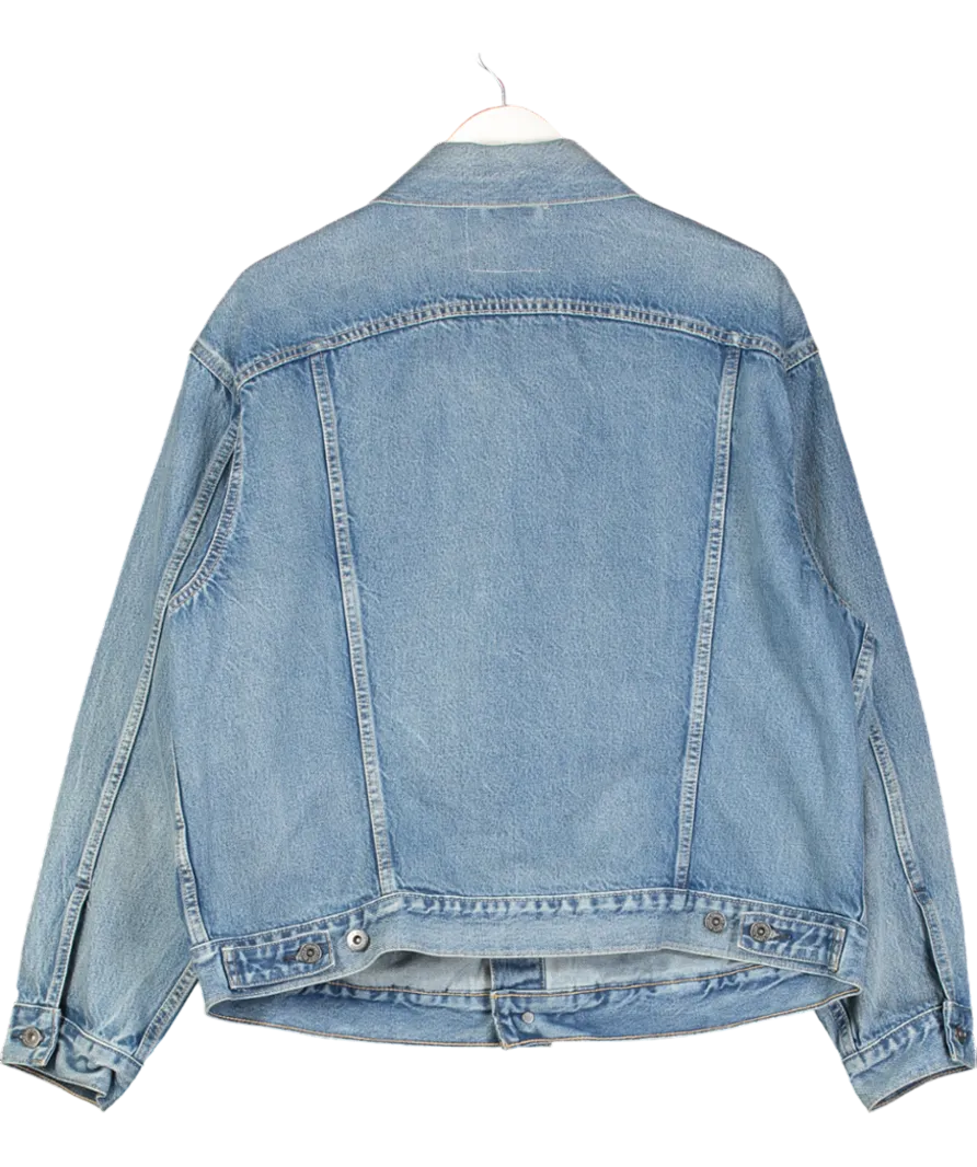 levis Blue Trucker Denim Jacket UK M