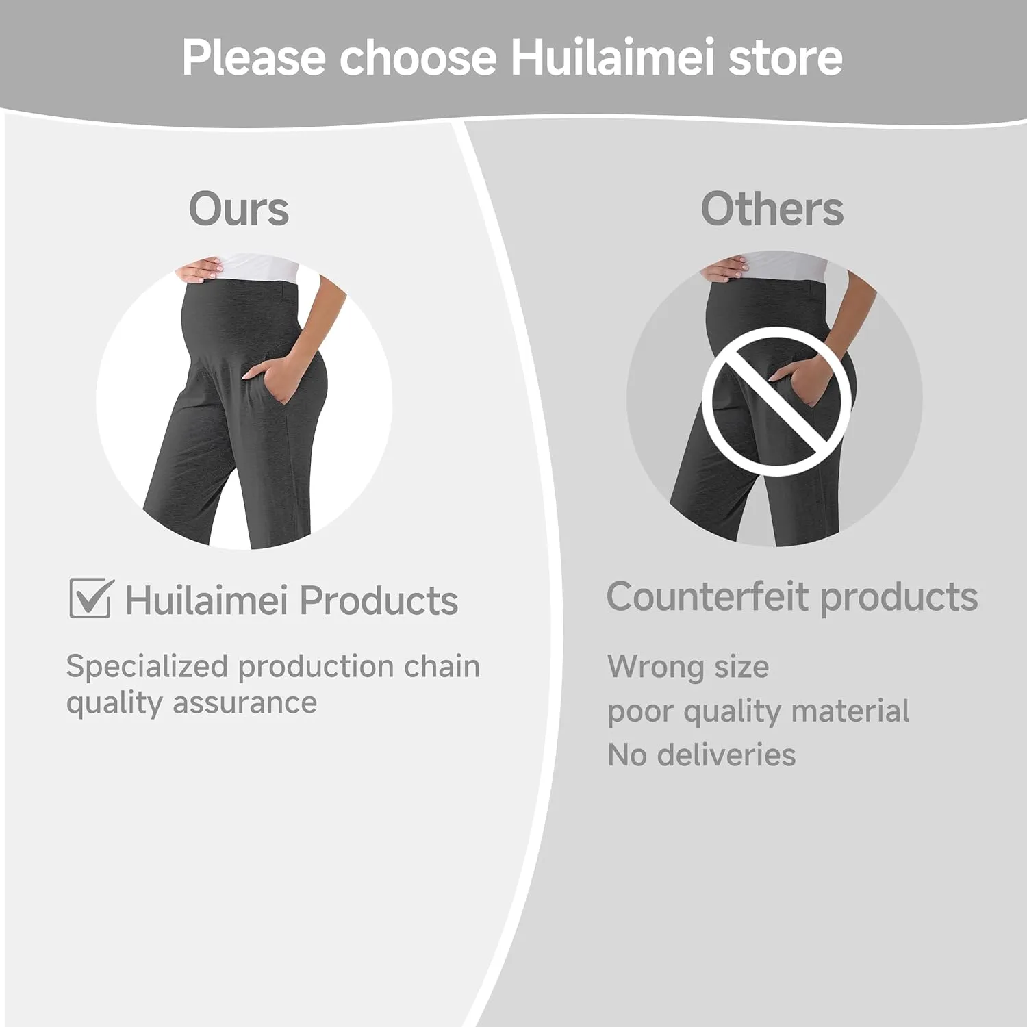 Maternity Joggers for Women Loose Comfy Strechy Pregnancy Sweatpants Postpartum Lounge Pants with Pockets