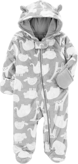 Simple Joys Kid's Pram Ivory Bear Outerwear