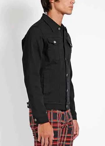 Trash & Vaudeville Black Denim Jacket by Tripp NYC