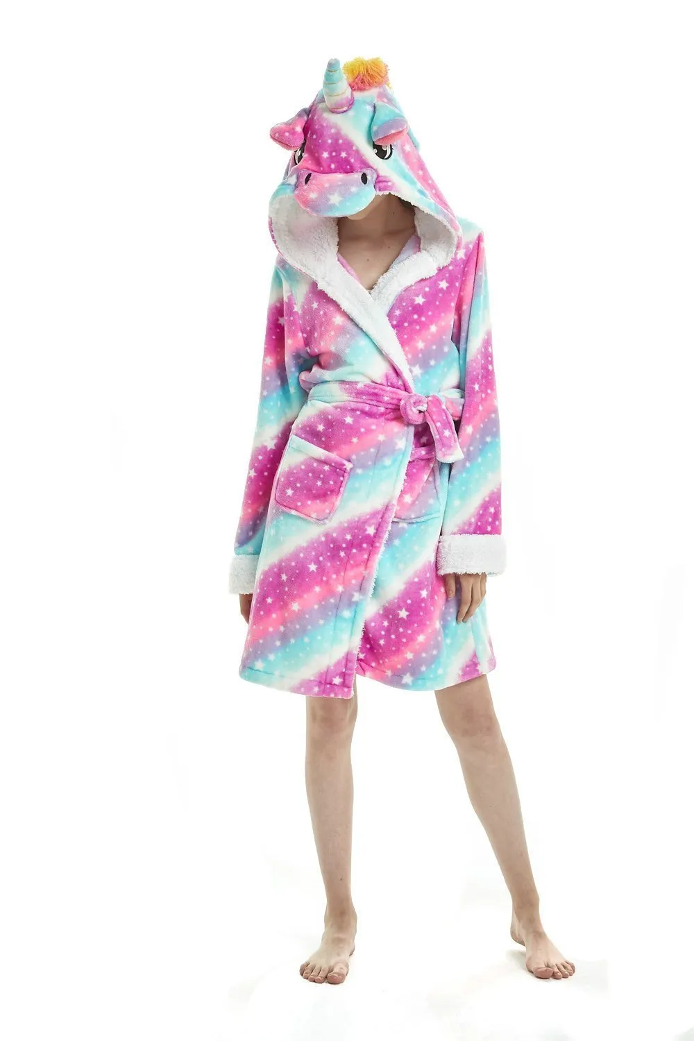Unicorn Kigurumi Adult Animal Pajamas Softest Bath Robe