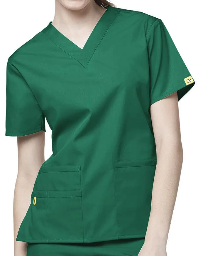 WonderWink 27.75 Inch Women's The Bravo V-Neck Nursing Top