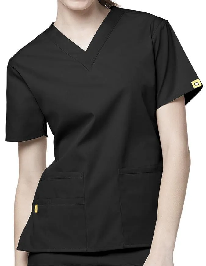 WonderWink 27.75 Inch Women's The Bravo V-Neck Nursing Top