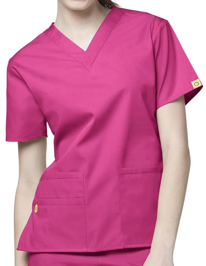 WonderWink 27.75 Inch Women's The Bravo V-Neck Nursing Top