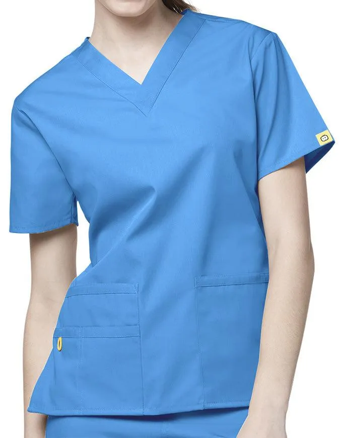 WonderWink 27.75 Inch Women's The Bravo V-Neck Nursing Top