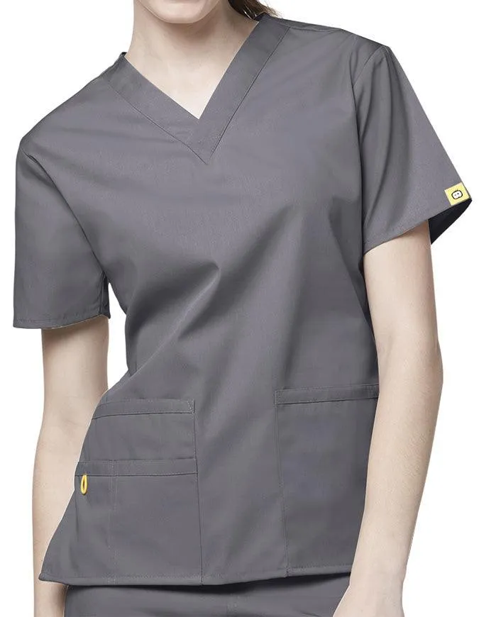 WonderWink 27.75 Inch Women's The Bravo V-Neck Nursing Top