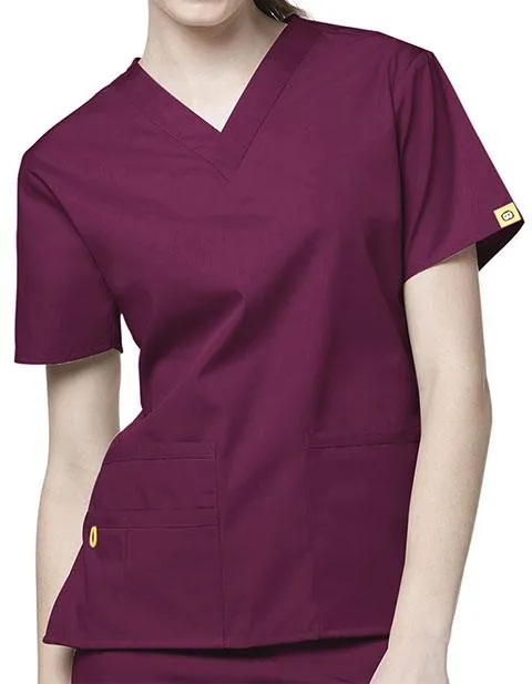 WonderWink 27.75 Inch Women's The Bravo V-Neck Nursing Top